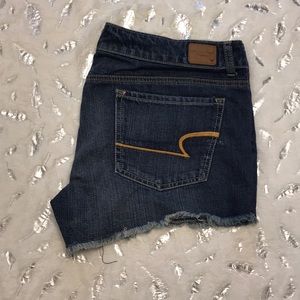 AE Ripped Jean Shorts